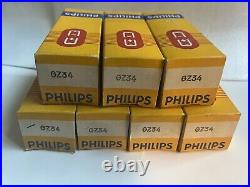 (1) GZ34 5AR4 Philips By Mullard B Code Blackburn NIB Mint Tube For 300b 2a3 245