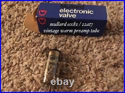 1 NOS Mullard ECC81 Blackburn Vintage Preamp Audio Tube 2 Available