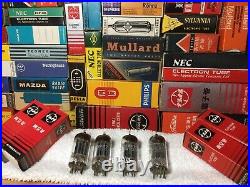 4 Rare FoilEdge DGetter Matsu/Mullard 12AX7 ECC83 NOS HolyGrail Quad +FreePost