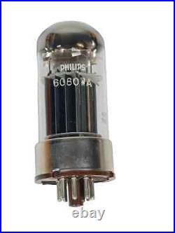 6080wa/6as7/ecc230 Philips By Mullard Tested With Roetest V10 Black Plates Qty-1