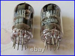 Brimar ECC88 6DJ8 6922 E88CC Preamp Tubes Matched Pair Foreign BVA 1960s NOS