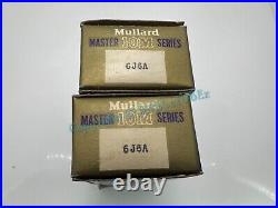 MULLARD 6J6A MASTER 10M SERIES Original Packaging Highly Collectable TESTS NOS