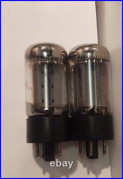 Matched pair Mullard GZ34 5AR4, f32 rectifier tubes