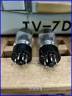 NOS IEC Mullard 6L6GC BLACK PLATE Vacuum Tubes GT BRITAIN Date Matched Pair NEW