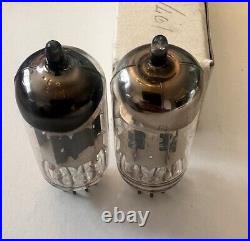 NOS Matsushita Mullard 12AU7 ECC82 Vintage Preamp Audio Tubes Matched Pair