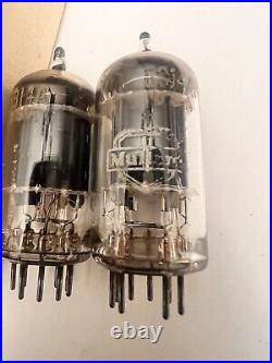 NOS Mullard 5814a 12AU7a ECC82 Vintage Preamp Audio Tubes Matched Pair